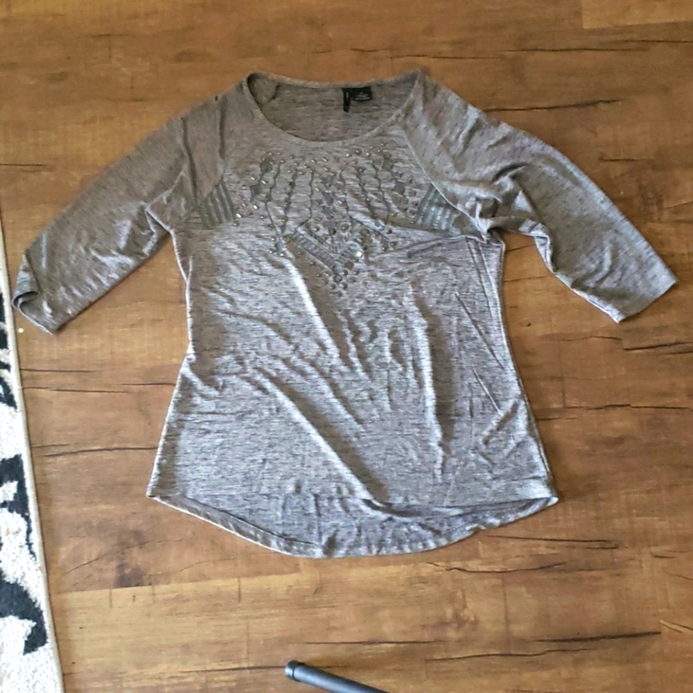 New Direction Silver Blouse